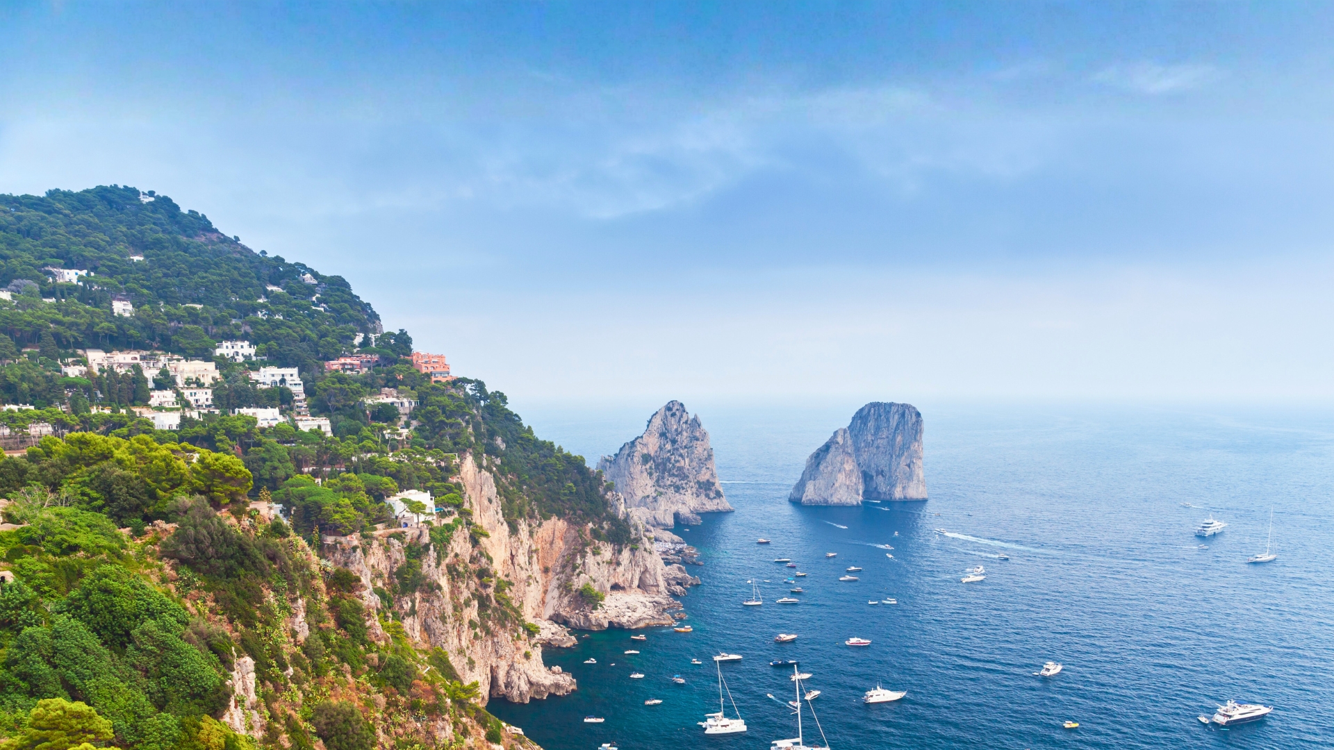Vue magnifique de Capri